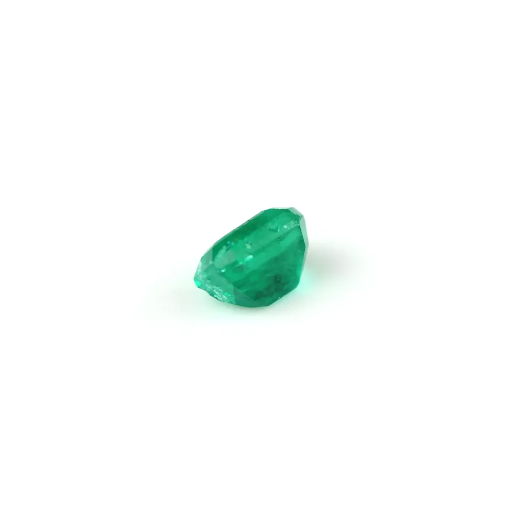 Bluish green 0.85 ct. emerald 