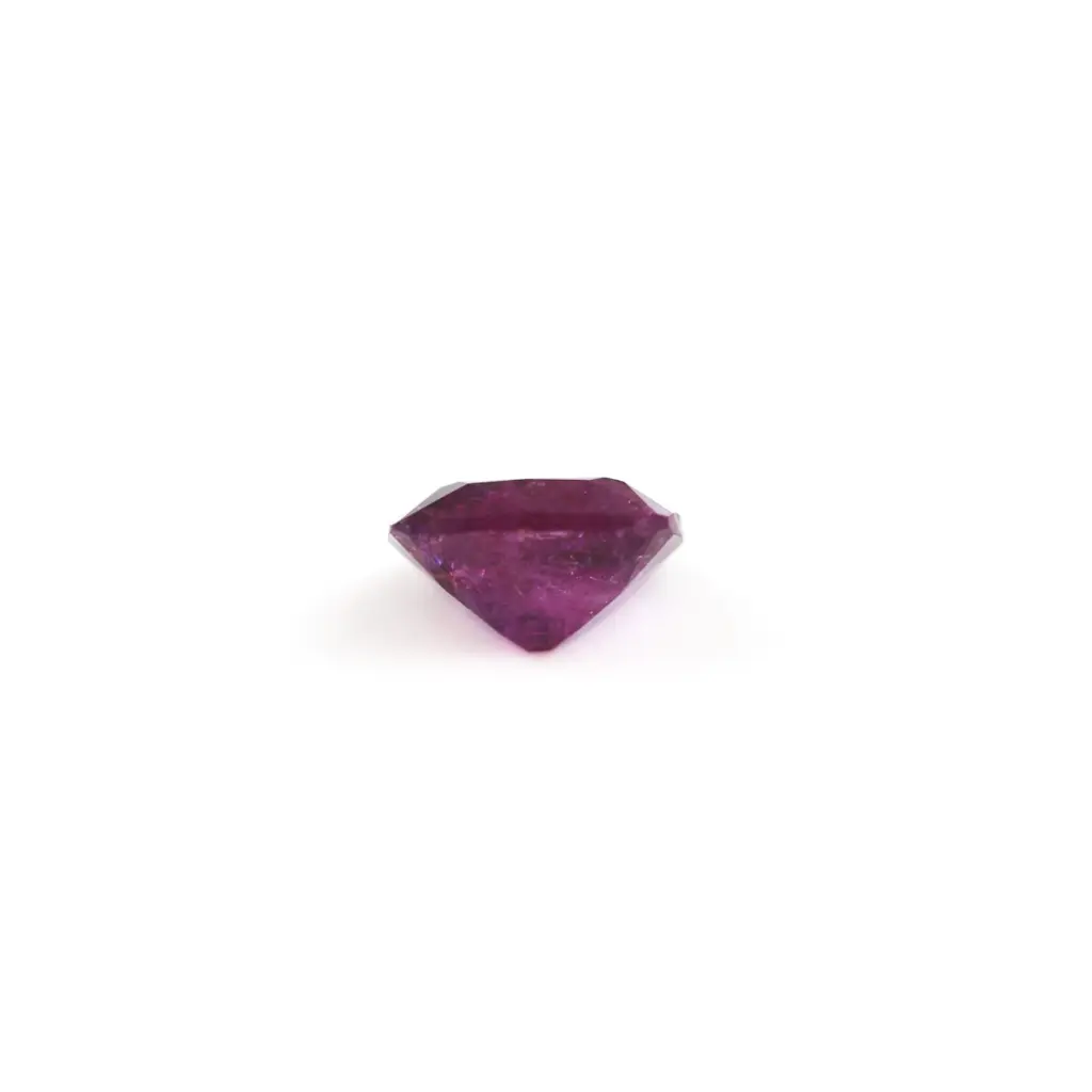 Purplish red 5.4 ct. Ruby in cushion
