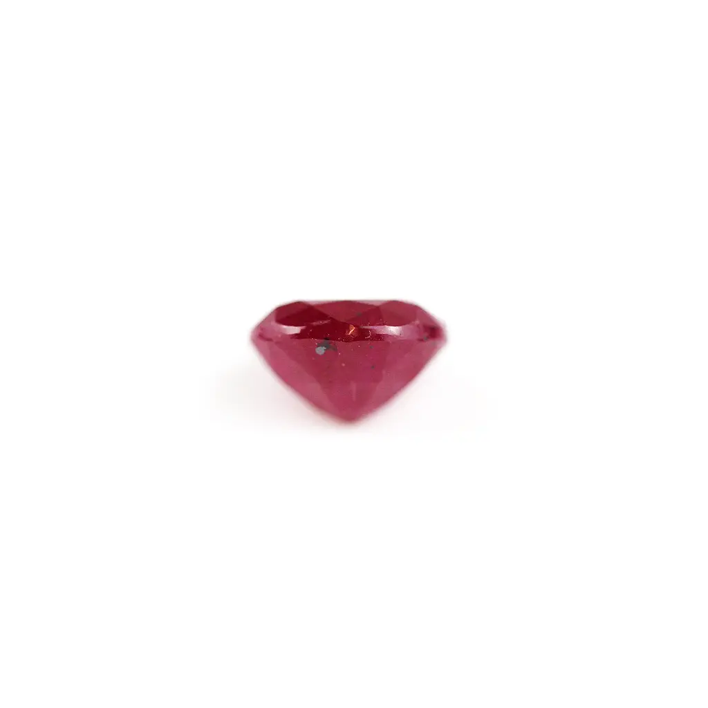 Purplish red 1.73 ct. ruby in round