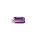 Purple 2.3 ct. amethyst in baguette