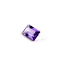 Purple 2.3 ct. amethyst in baguette