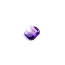 Purple 3.8 ct. amethyst in asscher