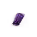 Purple 3.8 ct. amethyst in tapered baguette