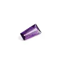 Purple 3.8 ct. amethyst in tapered baguette