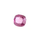 Purplish red 3.2 ct. Ruby in cushion cut