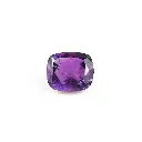 Purple 3 ct. amethyst in cushion