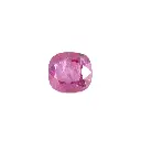 Purplish red 3.2 ct. Ruby in cushion cut