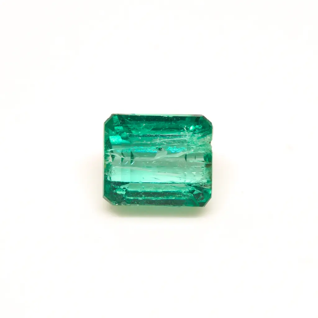 Green 1.08 ct. emerald 