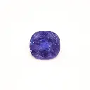 Peacock blue 2.1 ct. Sapphire in cushion 