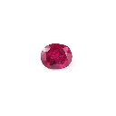 Pinkish red 1.23 ct. ruby in oval