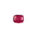 Purplish red 1.05 ct. Ruby in cushion 